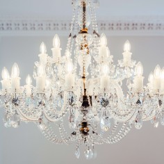 Balmoral Large Crystal Chandelier Regency