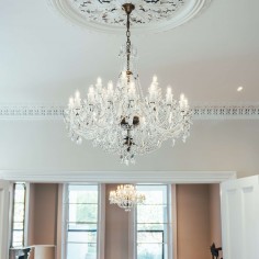 Balmoral Large Crystal Chandelier Regency