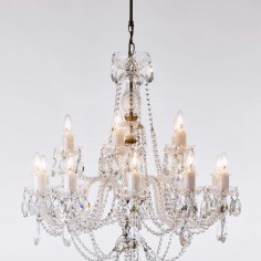 Balmoral Crystal Candelier Medium Regency Chandeliers