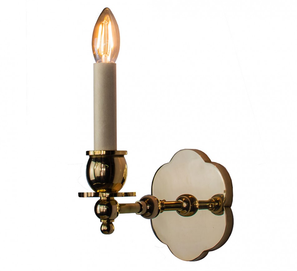 Blossom Brass Sconce Regency Chandeliers