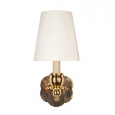 Blossom Brass Sconce with a shade