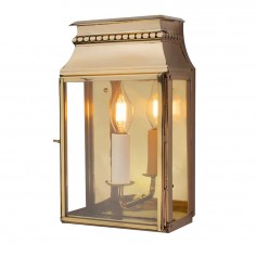 Tivoli Wall Lantern Small Polished Brass Lacquered