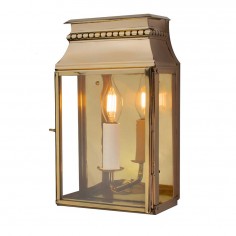 Tivoli Wall Lantern Small Polished Brass Unacquered