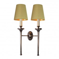 Granham Twin Wall Sconce with Shades