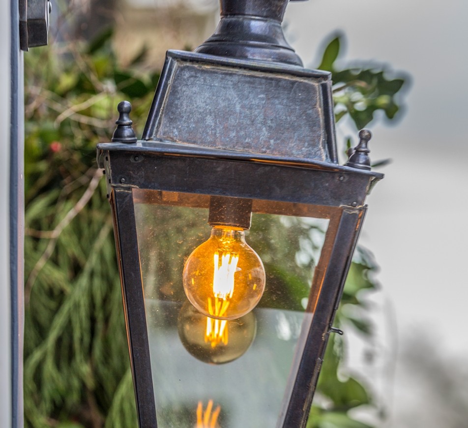 Small Battledown Overhead wall lantern