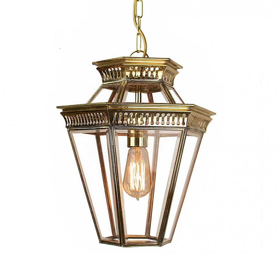 Clarence Hanging Lantern in Nickel