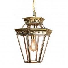 Clarence Hanging Lantern in Nickel