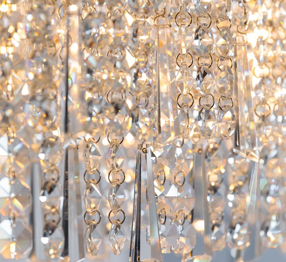 Battledown Crystal Rectangular Chandelier