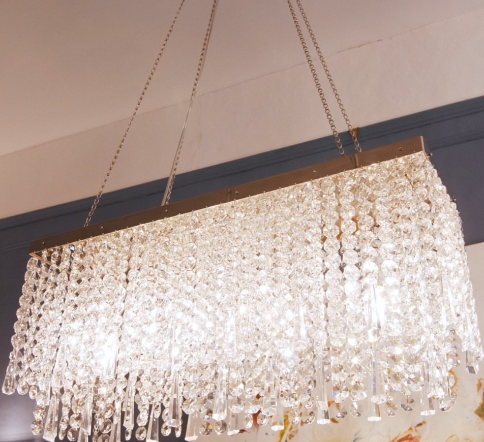 Battledown Crystal Rectangular Chandelier