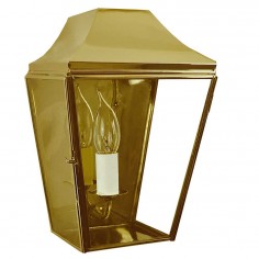 Kemble Outdoor Wall Lantern Small Antique Brass