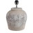 Lamp Base Fine Ceramic Textured Small Grey