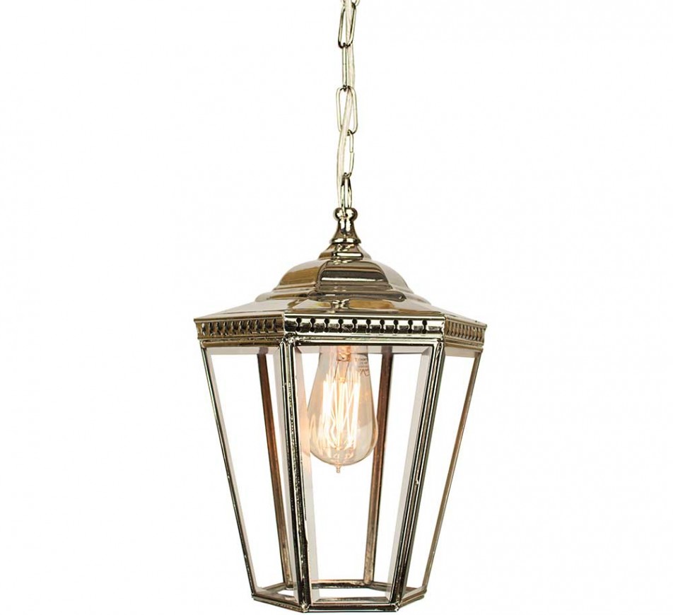 Collins Hanging Lantern Small Nickel