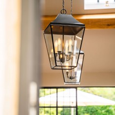 Kemble Hanging Lantern Large 4 bulbs