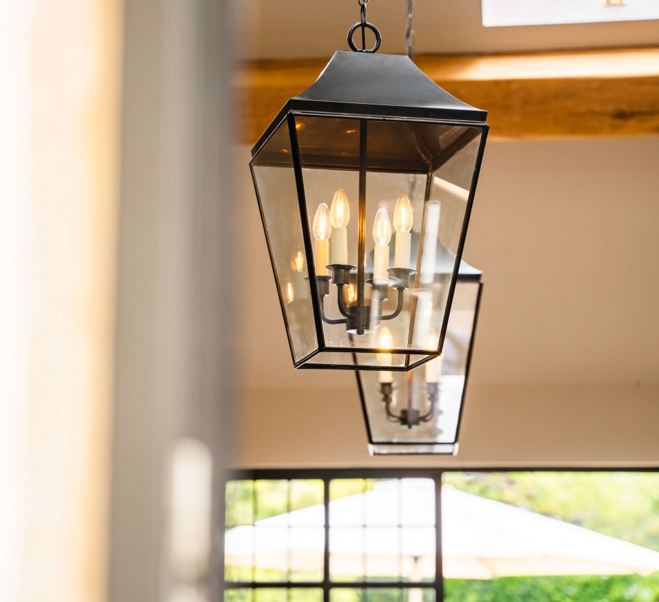 Kemble Hanging Lantern Large 4 bulbs