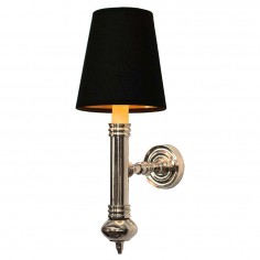 Cheltenham Wall Light with Black Shade