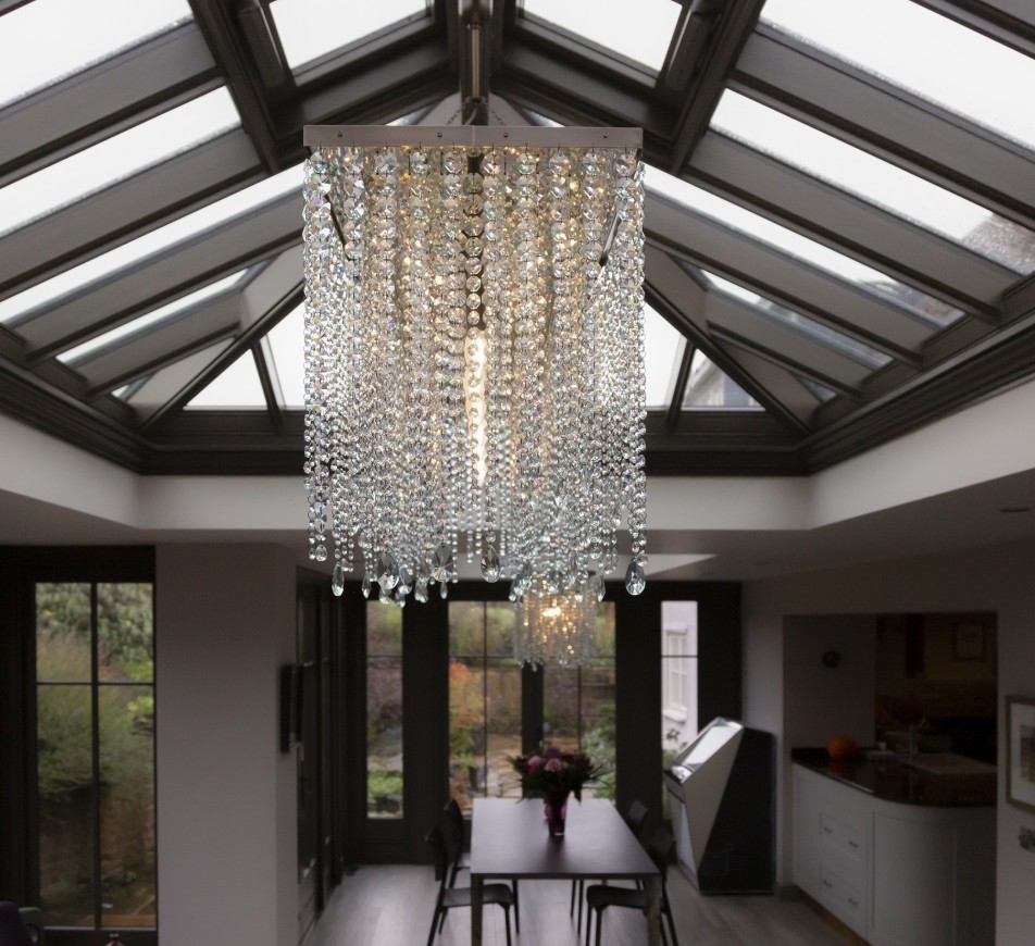 Oxford Rectangular Crystal Chandelier