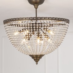 Bath Crystal Chandelier