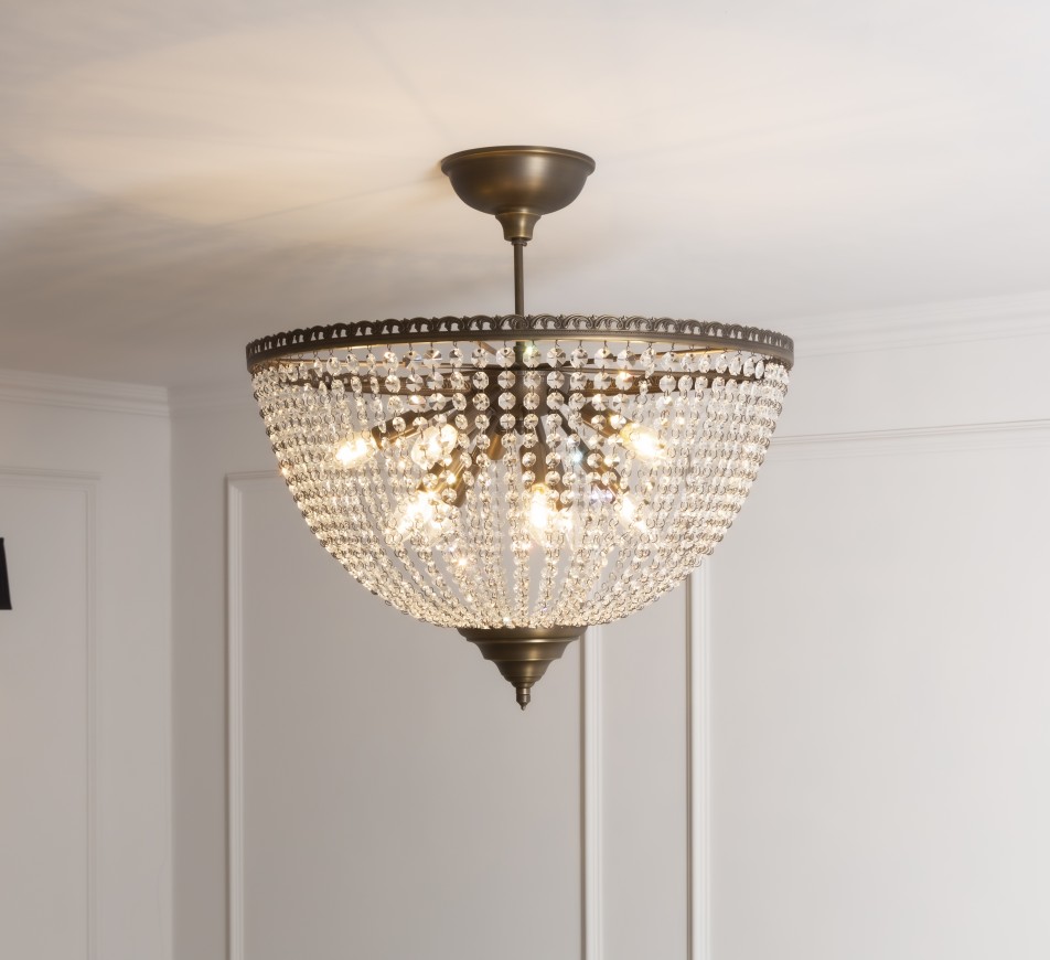 Bath Crystal Chandelier