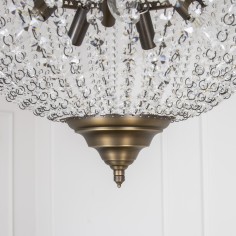 Bath Crystal Chandelier