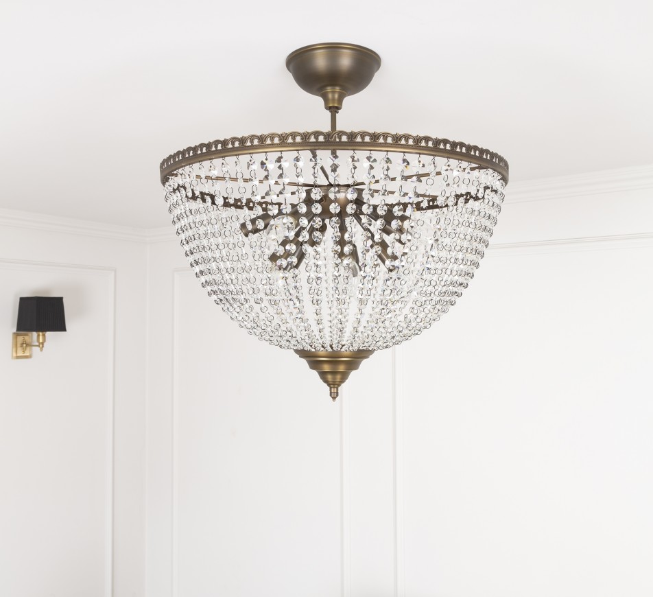 Bath Crystal Chandelier