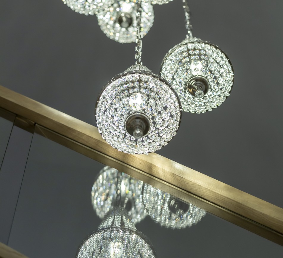 Henley Crystal Staircase Chandelier