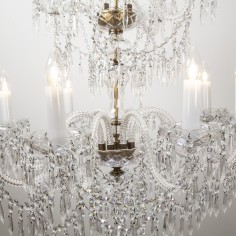 Georgian Chandelier Belgravia 2 tiers, Large