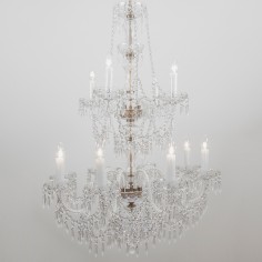 Georgian Chandelier Belgravia 2 tiers, Large