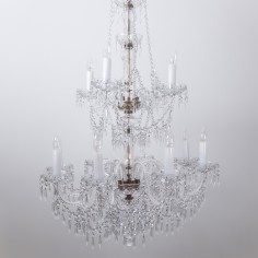 Georgian Chandelier Belgravia 2 tiers, Large