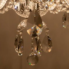 Charlton Crystal Chandelier; 8 arms