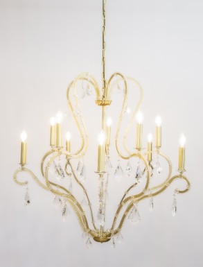 Buford Large Crystal Chandelier