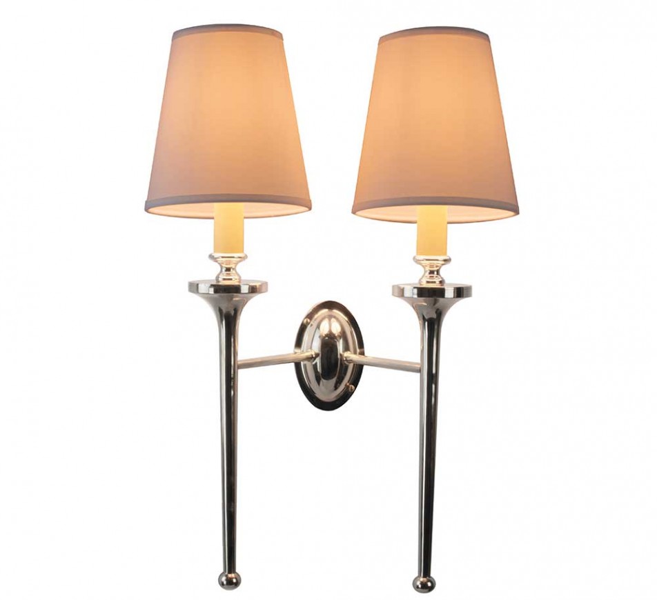 Granham Twin Wall Sconce with Shades