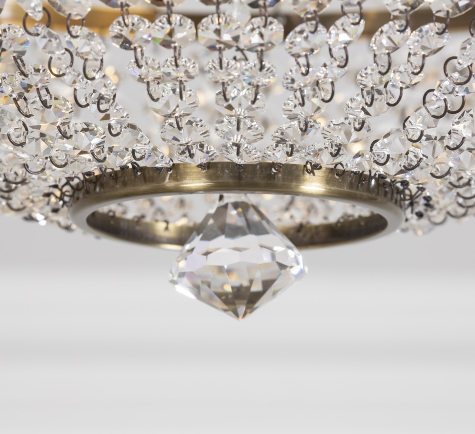 Ceiling Crystal Chandelier Luna, Small