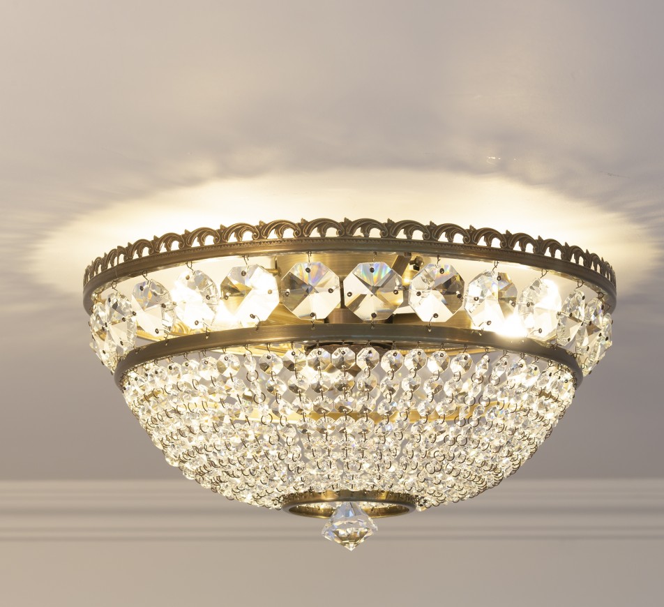 Ceiling Crystal Chandelier Luna, Small