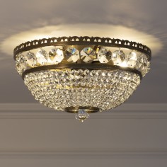 Ceiling Crystal Chandelier Luna, Small