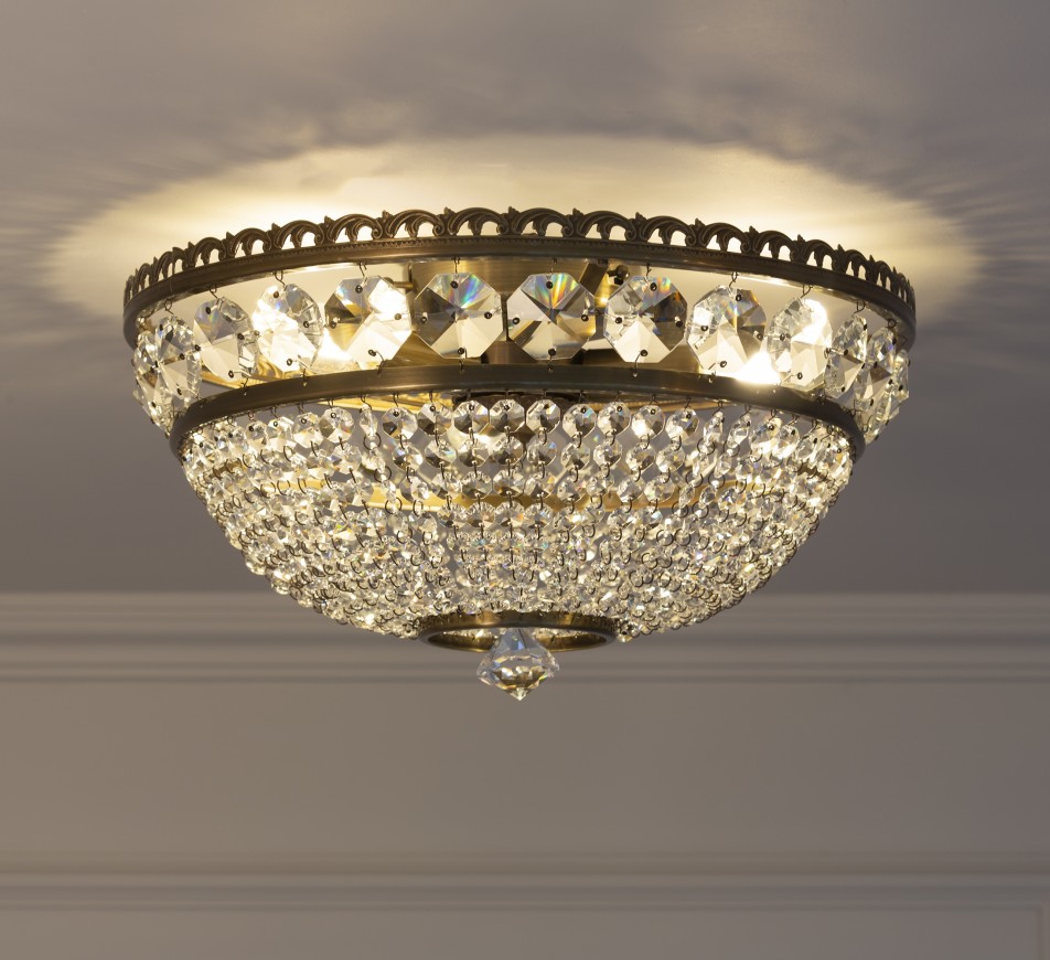 Ceiling Crystal Chandelier Luna, Small