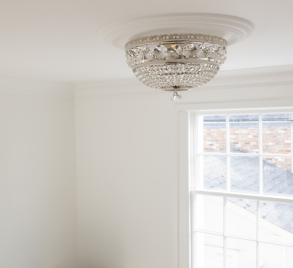 Ceiling Crystal Chandelier Luna, Small