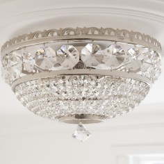 Ceiling Crystal Chandelier Luna, Small