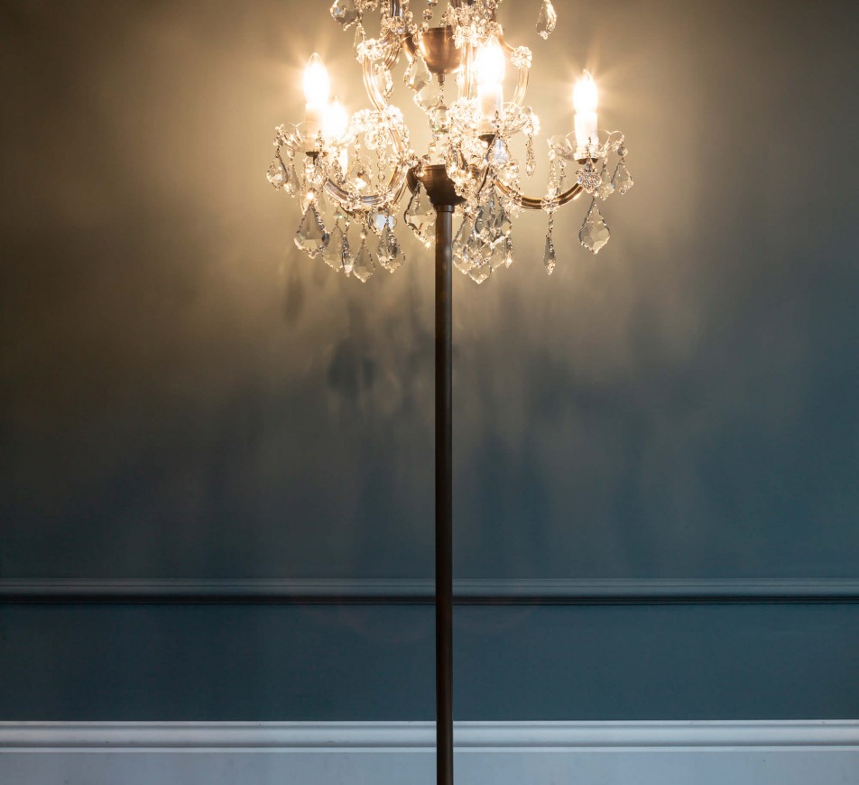 Wellington Chandelier Floor Lamp